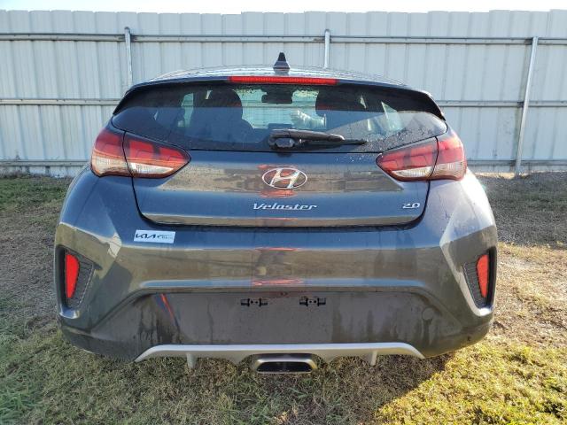 KMHTG6AFXKU011013 - 2019 HYUNDAI VELOSTER BASE GRAY photo 6