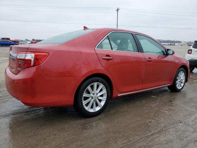 4T1BD1FK0CU018020 - 2012 TOYOTA CAMRY HYBRID RED photo 3