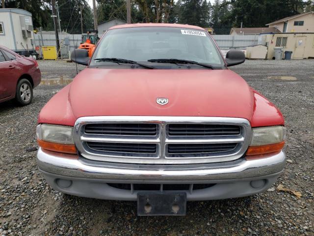 1B7GL2AX71S162307 - 2001 DODGE DAKOTA QUAD RED photo 5