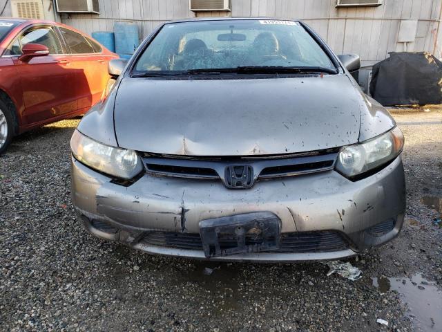 2HGFG126X6H569957 - 2006 HONDA CIVIC LX GRAY photo 5