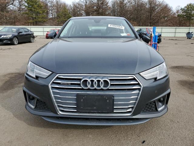 WAUDNAF43KA105709 - 2019 AUDI A4 PREMIUM GRAY photo 5