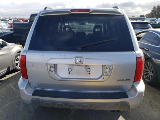 2HKYF18474H599549 - 2004 HONDA PILOT EX SILVER photo 6