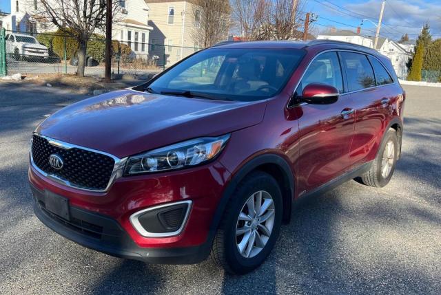 5XYPGDA31HG266319 - 2017 KIA SORENTO LX BURGUNDY photo 2