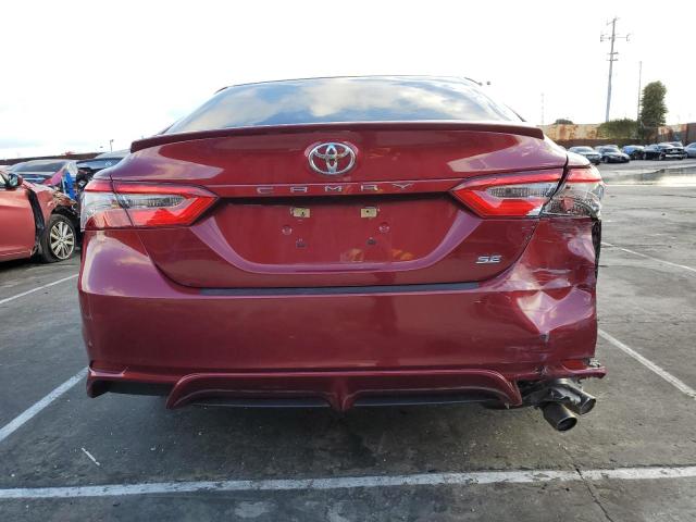 4T1B11HK8JU505744 - 2018 TOYOTA CAMRY L BURGUNDY photo 6