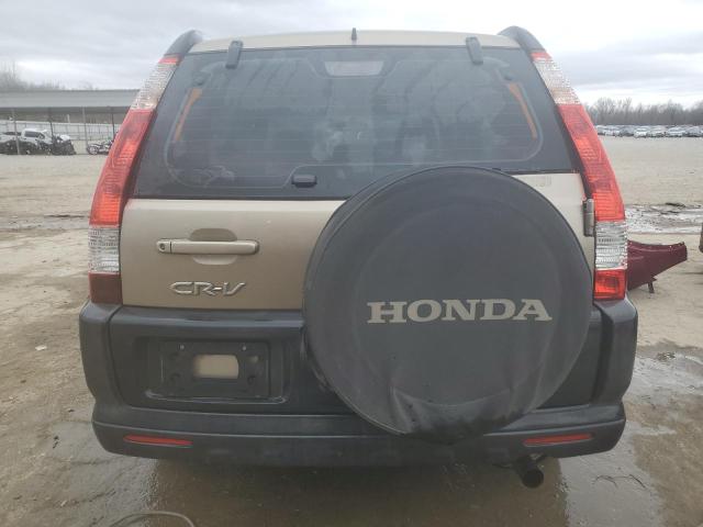 SHSRD68576U408092 - 2006 HONDA CR-V LX GOLD photo 6