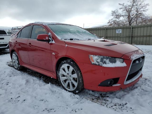 JA32V6FV3CU006953 - 2012 MITSUBISHI LANCER RALLIART RED photo 4