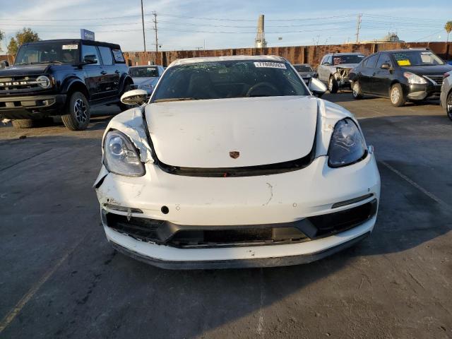 WP0AB2A86KS278407 - 2019 PORSCHE CAYMAN S WHITE photo 5