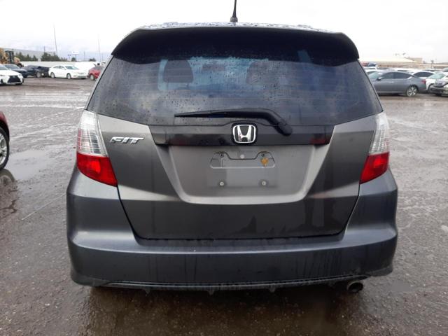 JHMGE8G55DC033546 - 2013 HONDA FIT SPORT GRAY photo 6