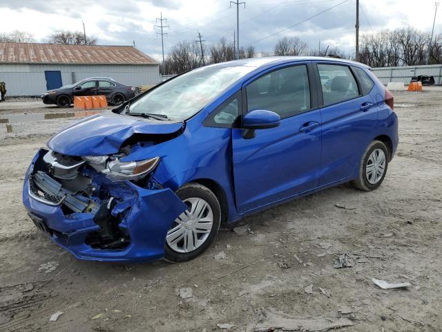 3HGGK5H49KM746915 - 2019 HONDA FIT LX BLUE photo 1