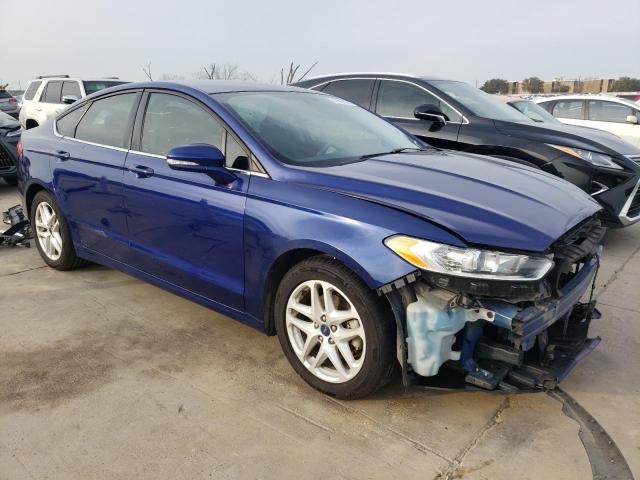 1FA6P0H70G5119192 - 2016 FORD FUSION SE BLUE photo 4