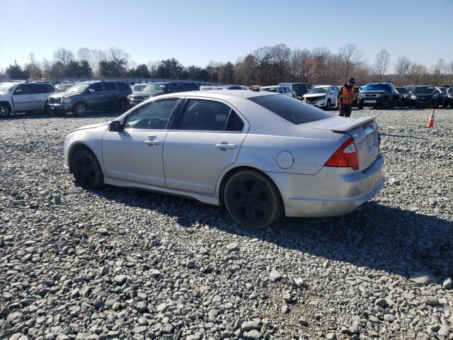 3FAHP0KC7AR130208 - 2010 FORD FUSION SPORT SILVER photo 2