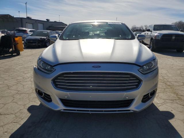 3FA6P0K95ER109486 - 2014 FORD FUSION TITANIUM SILVER photo 5