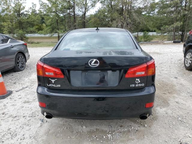 JTHBK262X72022379 - 2007 LEXUS IS 250 BLACK photo 6