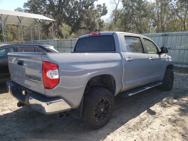 5TFHY5F11KX864963 - 2019 TOYOTA TUNDRA CREWMAX LIMITED GRAY photo 3