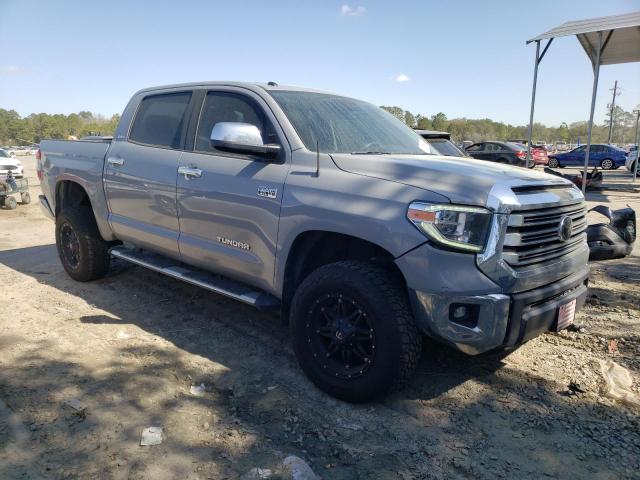 5TFHY5F11KX864963 - 2019 TOYOTA TUNDRA CREWMAX LIMITED GRAY photo 4