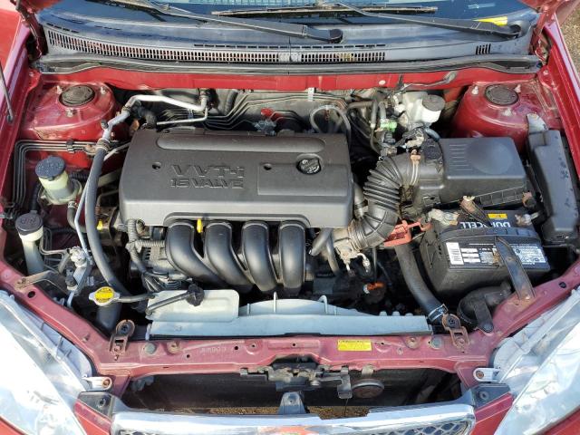 1NXBR30E85Z382706 - 2005 TOYOTA COROLLA CE RED photo 7