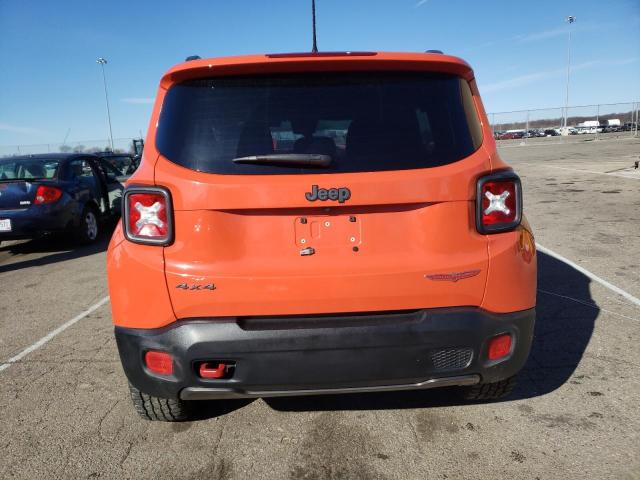 ZACCJBCTXGPC88917 - 2016 JEEP RENEGADE TRAILHAWK ORANGE photo 6