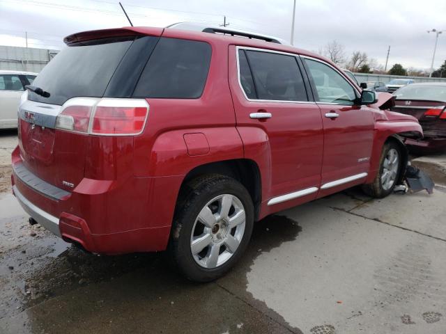 2GKFLZE31F6131578 - 2015 GMC TERRAIN DENALI RED photo 3