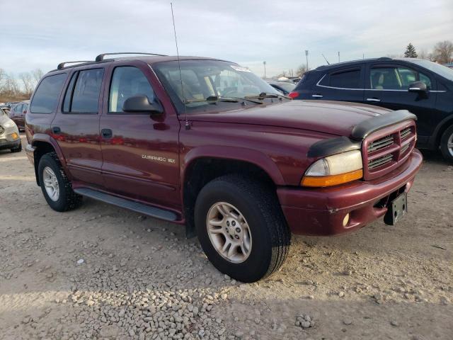 1B4HS28N51F513197 - 2001 DODGE DURANGO BURGUNDY photo 4