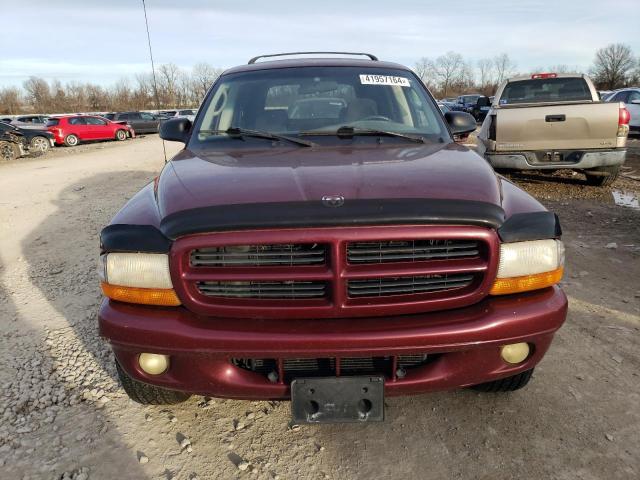 1B4HS28N51F513197 - 2001 DODGE DURANGO BURGUNDY photo 5