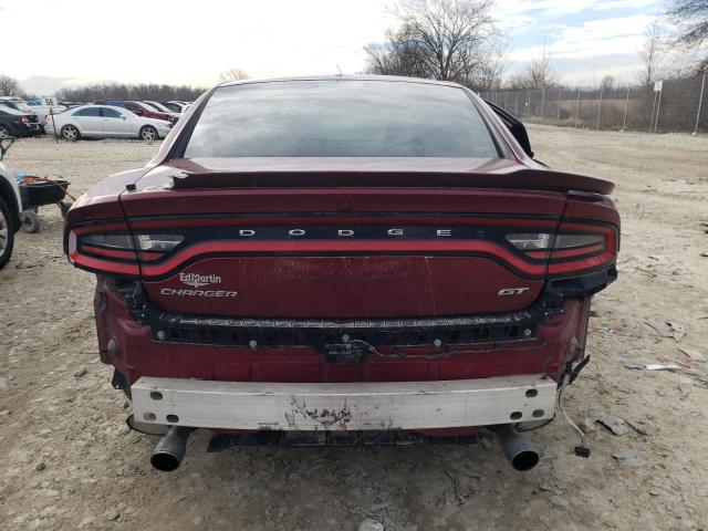 2C3CDXHG7KH580815 - 2019 DODGE CHARGER GT MAROON photo 6