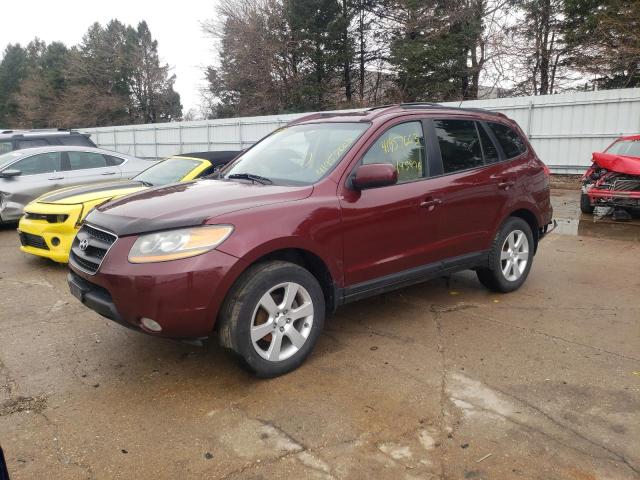 5NMSH73E59H236092 - 2009 HYUNDAI SANTA FE SE MAROON photo 1