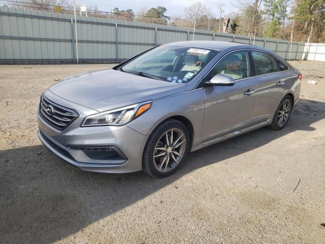 5NPE34AB8FH238307 - 2015 HYUNDAI SONATA SPORT SILVER photo 1