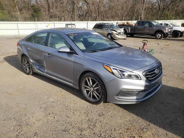 5NPE34AB8FH238307 - 2015 HYUNDAI SONATA SPORT SILVER photo 4