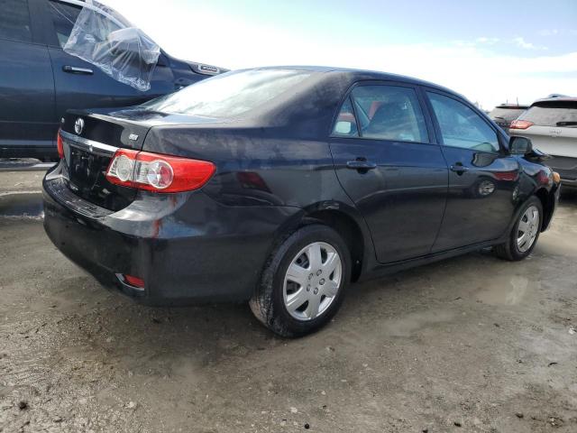 2T1BU4EE5BC655434 - 2011 TOYOTA COROLLA BASE BLACK photo 3