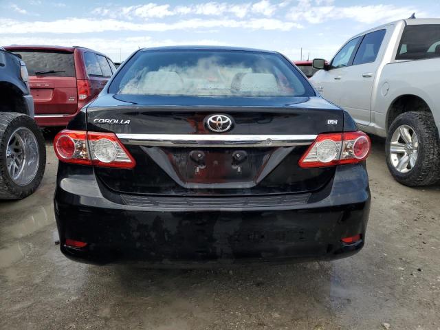 2T1BU4EE5BC655434 - 2011 TOYOTA COROLLA BASE BLACK photo 6