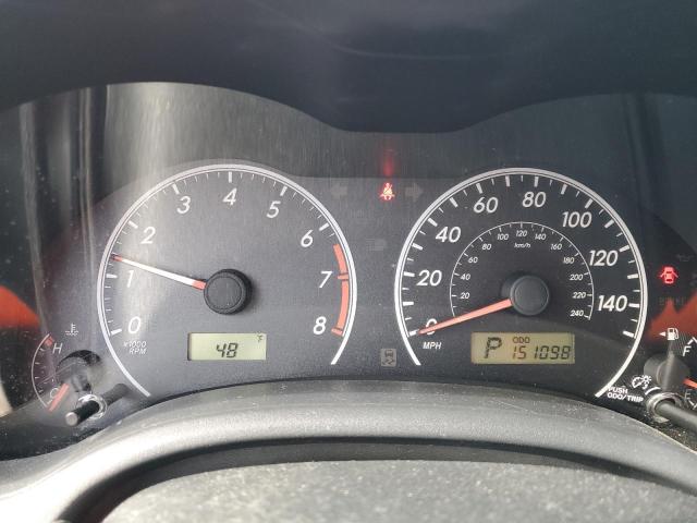 2T1BU4EE5BC655434 - 2011 TOYOTA COROLLA BASE BLACK photo 9