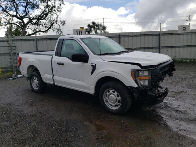 1FTMF1C55PKF26717 - 2023 FORD F150 WHITE photo 4