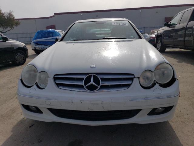 WDBTJ56H67F230460 - 2007 MERCEDES-BENZ CLK 350 WHITE photo 5