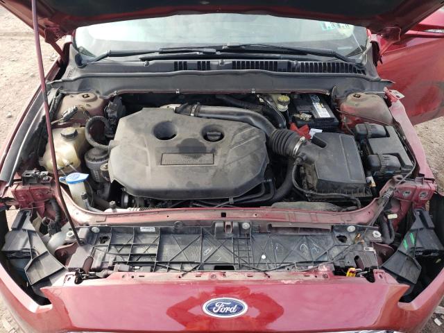 3FA6P0H96FR239513 - 2015 FORD FUSION SE MAROON photo 11