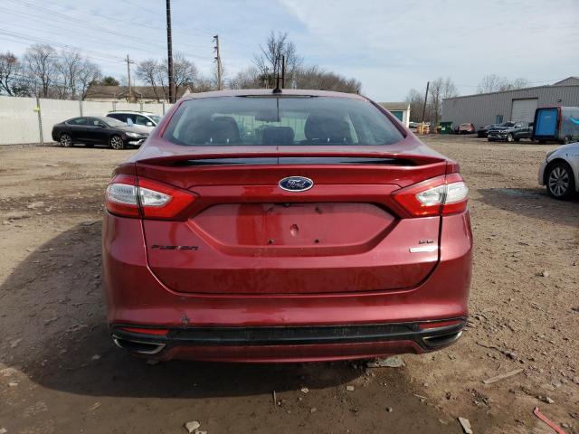 3FA6P0H96FR239513 - 2015 FORD FUSION SE MAROON photo 6