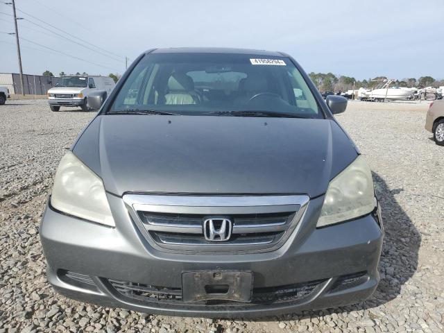 5FNRL38727B135932 - 2007 HONDA ODYSSEY EXL SILVER photo 5