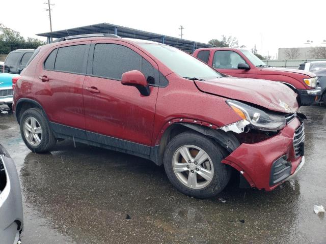 KL7CJPSM6MB363767 - 2021 CHEVROLET TRAX 1LT RED photo 4