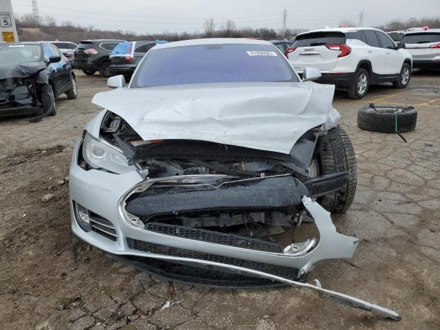 5YJSA1BC9DFP10086 - 2013 TESLA MODEL S 银色 照片 5