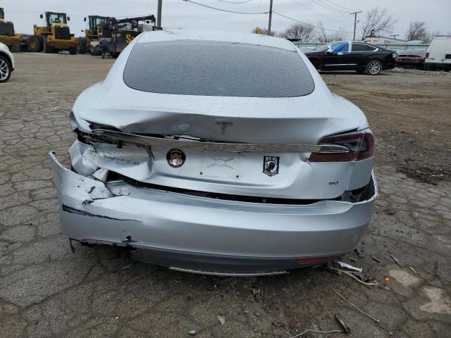 5YJSA1BC9DFP10086 - 2013 TESLA MODEL S 银色 照片 6