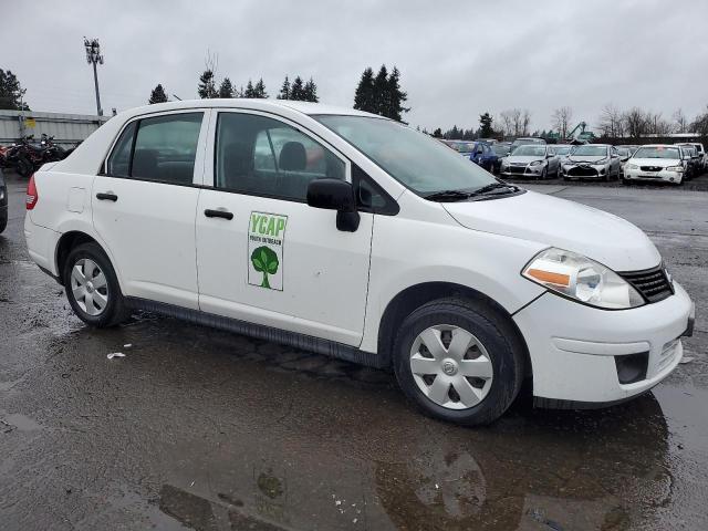 3N1CC11E59L493259 - 2009 NISSAN VERSA S WHITE photo 4