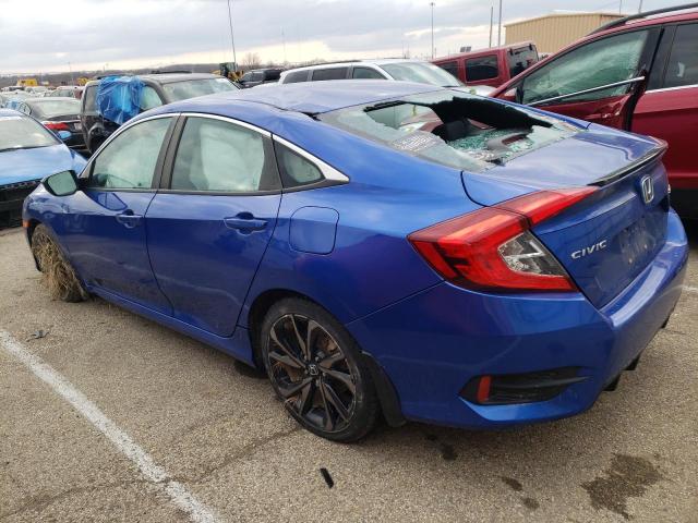 19XFC2F81KE028989 - 2019 HONDA CIVIC SPORT 蓝色 照片 2