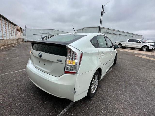 JTDKN3DU7B1450119 - 2011 TOYOTA PRIUS WHITE photo 4