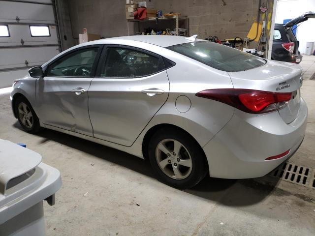 5NPDH4AE4FH638906 - 2015 HYUNDAI ELANTRA SE SILVER photo 2