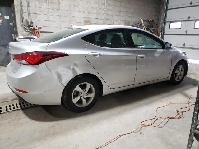 5NPDH4AE4FH638906 - 2015 HYUNDAI ELANTRA SE SILVER photo 3