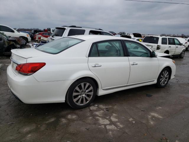 4T1BK3DB8BU409869 - 2011 TOYOTA AVALON BASE WHITE photo 3