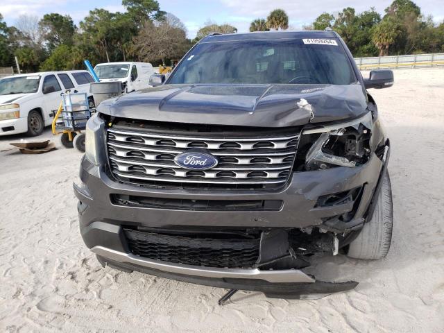 1FM5K7F8XGGB27793 - 2016 FORD EXPLORER LIMITED GRAY photo 5