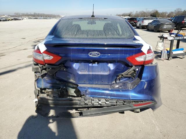 3FA6P0H7XFR139834 - 2015 FORD FUSION SE BLUE photo 6