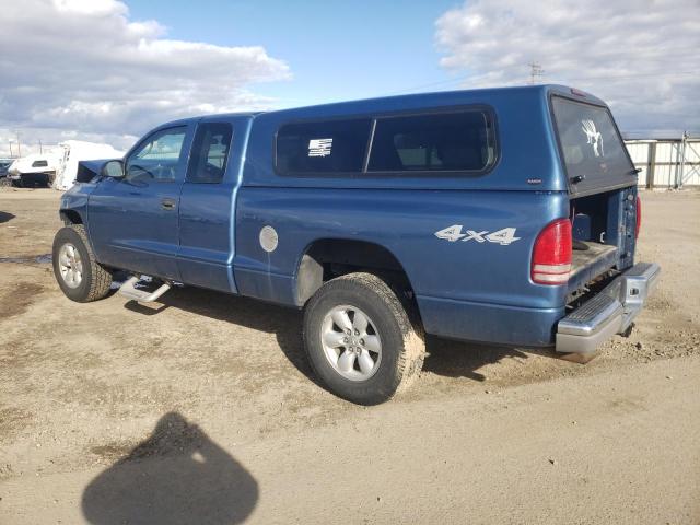 1D7HG42N84S750146 - 2004 DODGE DAKOTA SLT BLUE photo 2