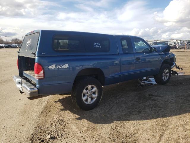 1D7HG42N84S750146 - 2004 DODGE DAKOTA SLT BLUE photo 3