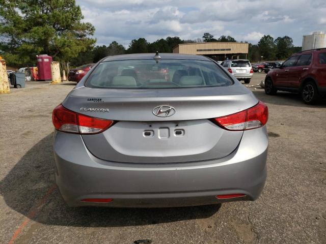 KMHDH4AE2DU704688 - 2013 HYUNDAI ELANTRA GLS GRAY photo 6